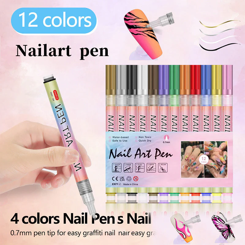 💅New In 40%off🎁12-Color Professional Nail Art Pen - Image 14