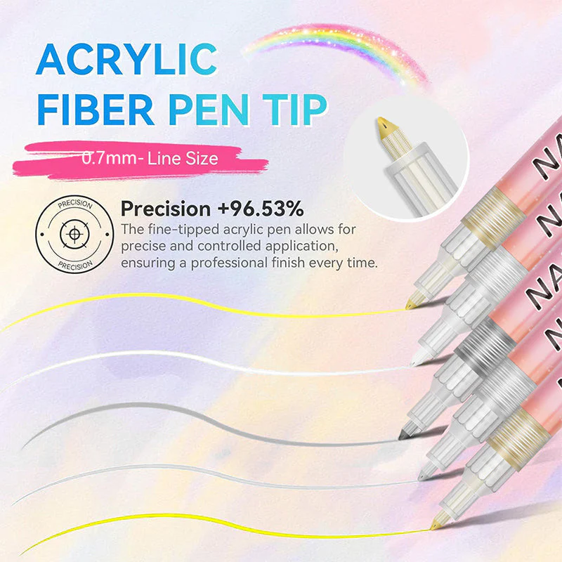 💅New In 40%off🎁12-Color Professional Nail Art Pen - Image 8