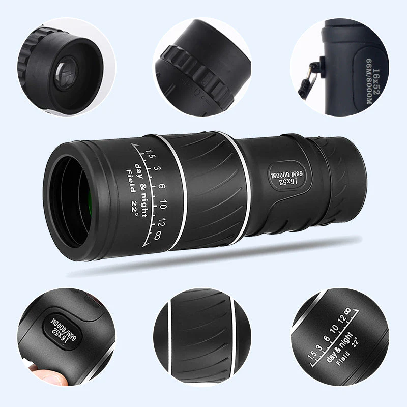 🔥16x52 Monocular Bifocal Optical Zoom Telescope - Image 4