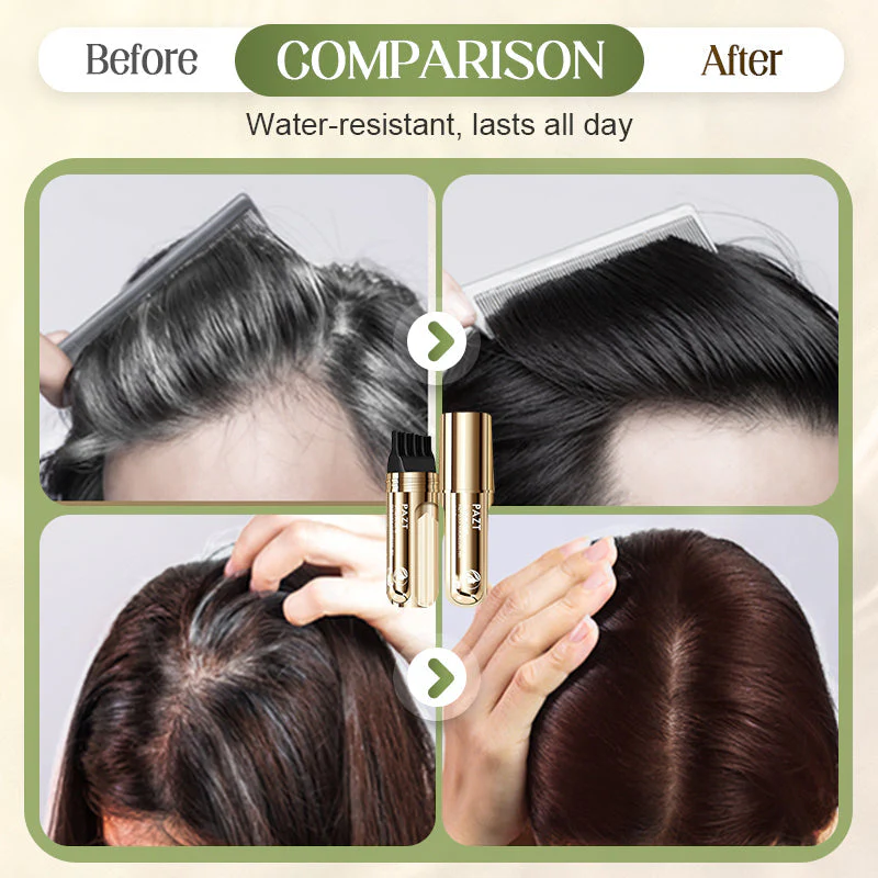 ✨ 2-IN-1 HAIR DYE COMB - Precision Application for Gray Coverage, Non-Drip Formula with Nourishing Argan Oil, 5 Min Processing Time 🌸🧴 - Image 2