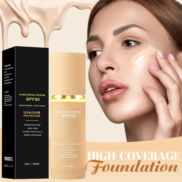 🔥2026 Hot Sale 40% OFF✨⚡ 50K+ SOLD! 🎁4-in-1 Perfecting Foundation – High Coverage, SPF & All-Day Hydration 🤍✨