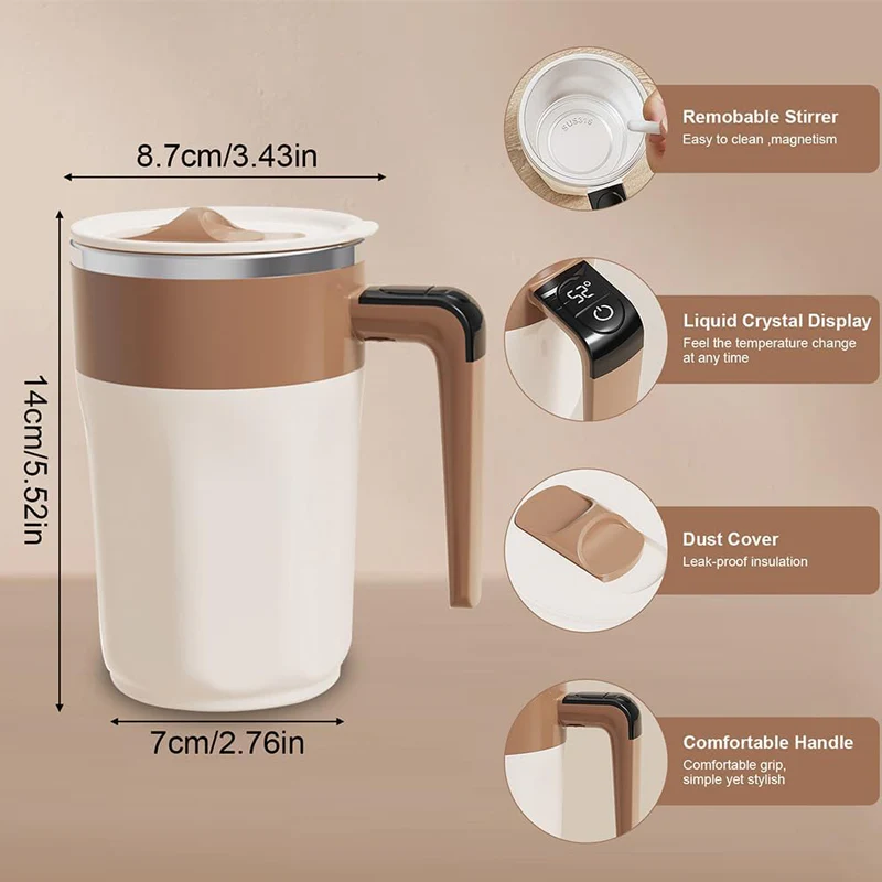 🏆Flash Sale⚡30K+ SOLD! Almost Gone💥400ML Smart Self Stirring Coffee Mug - Image 6