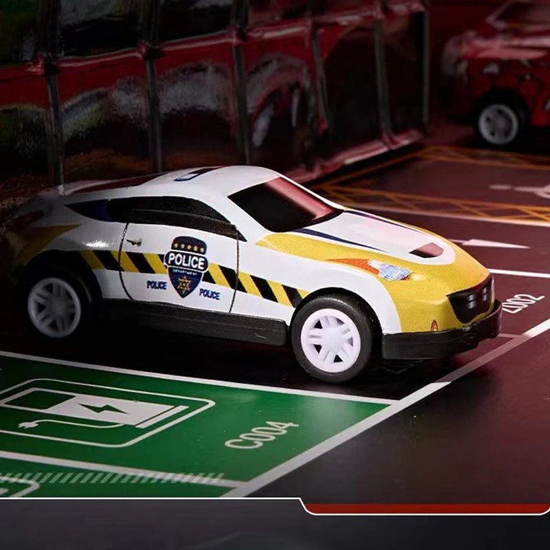 🚗🚓🚕🛺🚙48 Mini Pull-Back Cars with Built-In Garage Set - Image 5