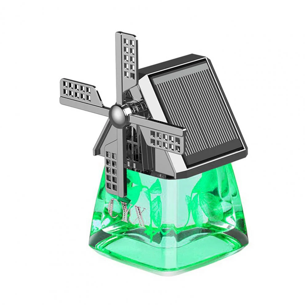 Windmill Solar Energy Rotating Aromatherapy Car Air Freshener（50% OFF） - Image 11