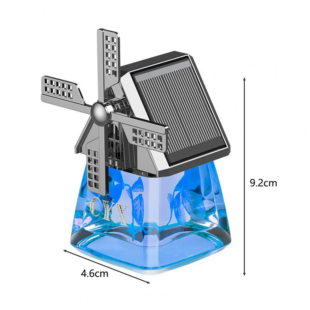 Windmill Solar Energy Rotating Aromatherapy Car Air Freshener（50% OFF） - Image 12