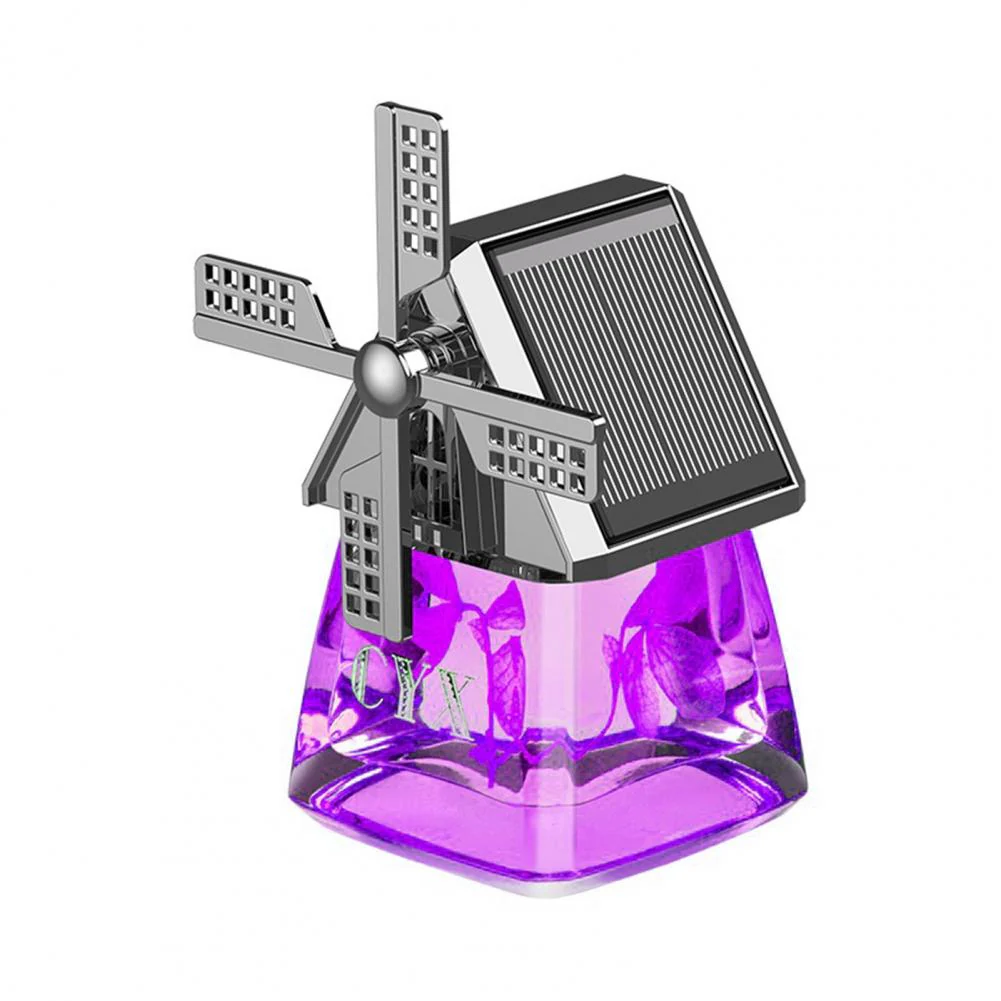 Windmill Solar Energy Rotating Aromatherapy Car Air Freshener（50% OFF） - Image 8