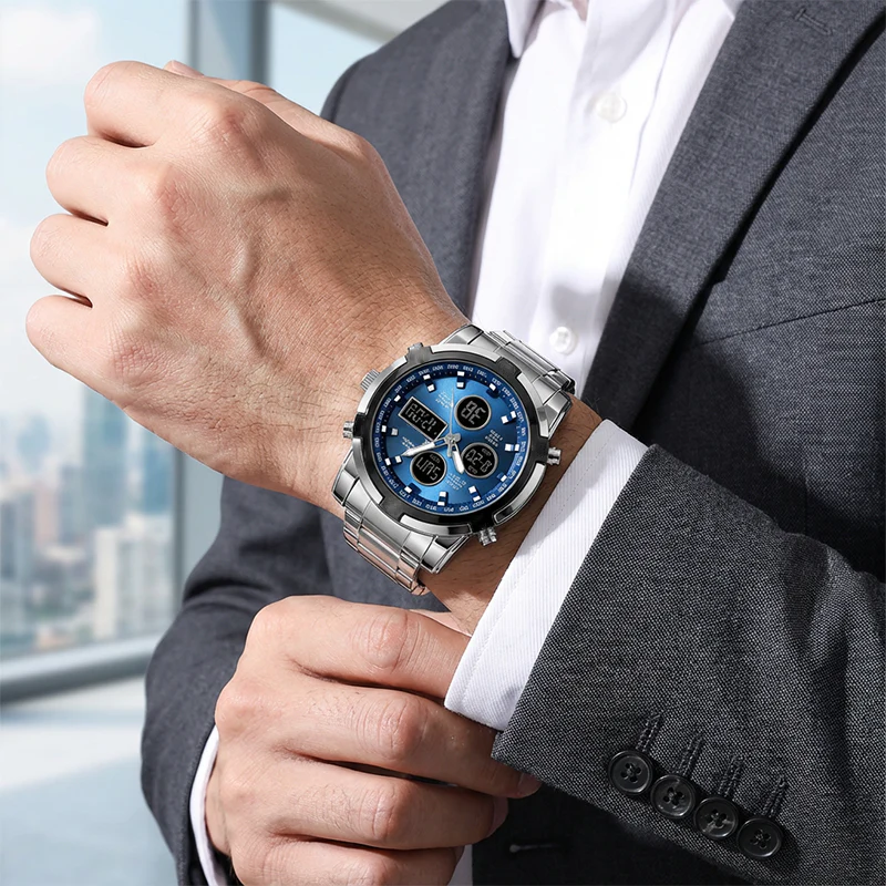 ⌚40% OFF!⚡ Men‘s Military Watch – Analog-Digital Display, Waterproof & Shock-Resistant 🛡️ - Image 2