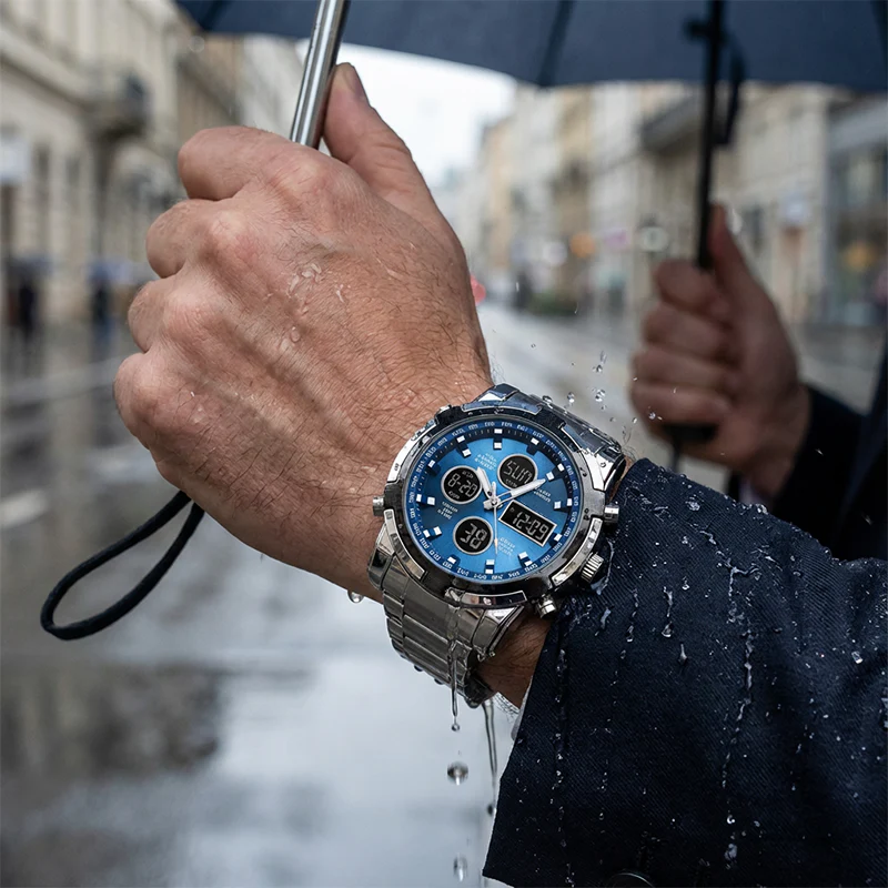 ⌚40% OFF!⚡ Men‘s Military Watch – Analog-Digital Display, Waterproof & Shock-Resistant 🛡️ - Image 4