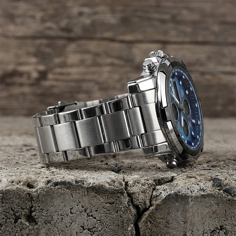 ⌚40% OFF!⚡ Men‘s Military Watch – Analog-Digital Display, Waterproof & Shock-Resistant 🛡️ - Image 6