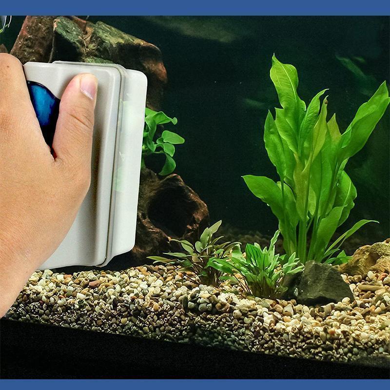 Aquarium Cleaner Fish Tank Magnetic Double Sides Brush - Image 3