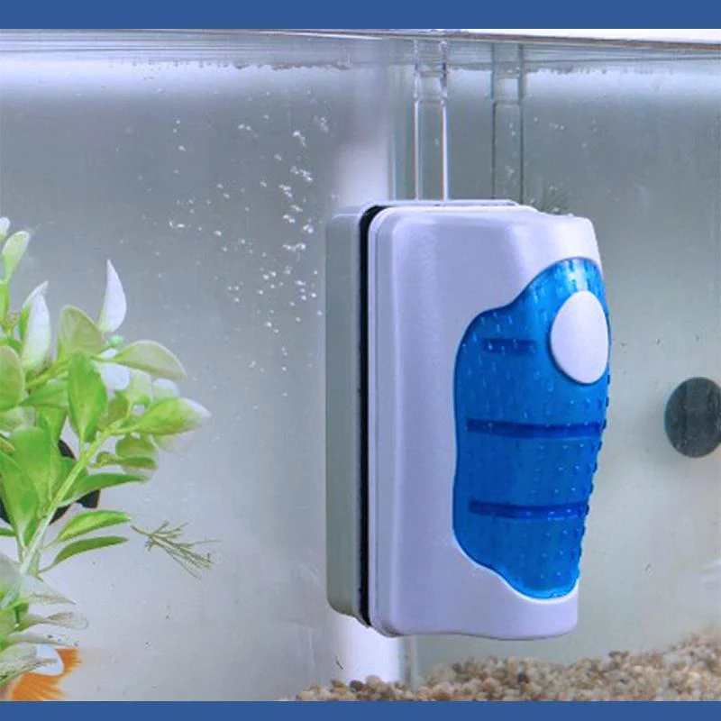 Aquarium Cleaner Fish Tank Magnetic Double Sides Brush - Image 4