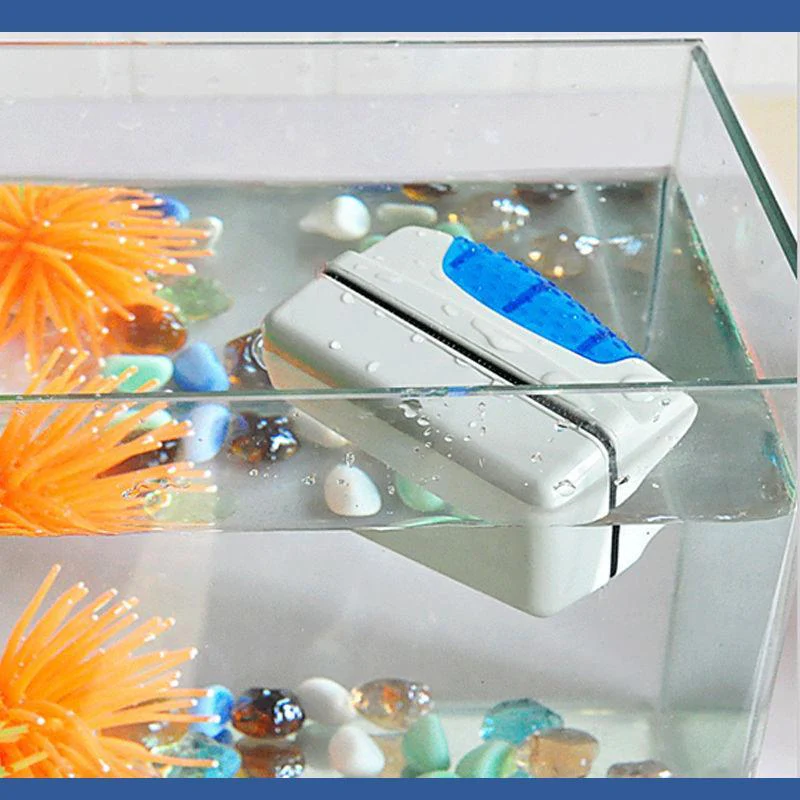 Aquarium Cleaner Fish Tank Magnetic Double Sides Brush - Image 5
