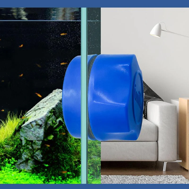 Aquarium Cleaner Fish Tank Magnetic Double Sides Brush - Image 6