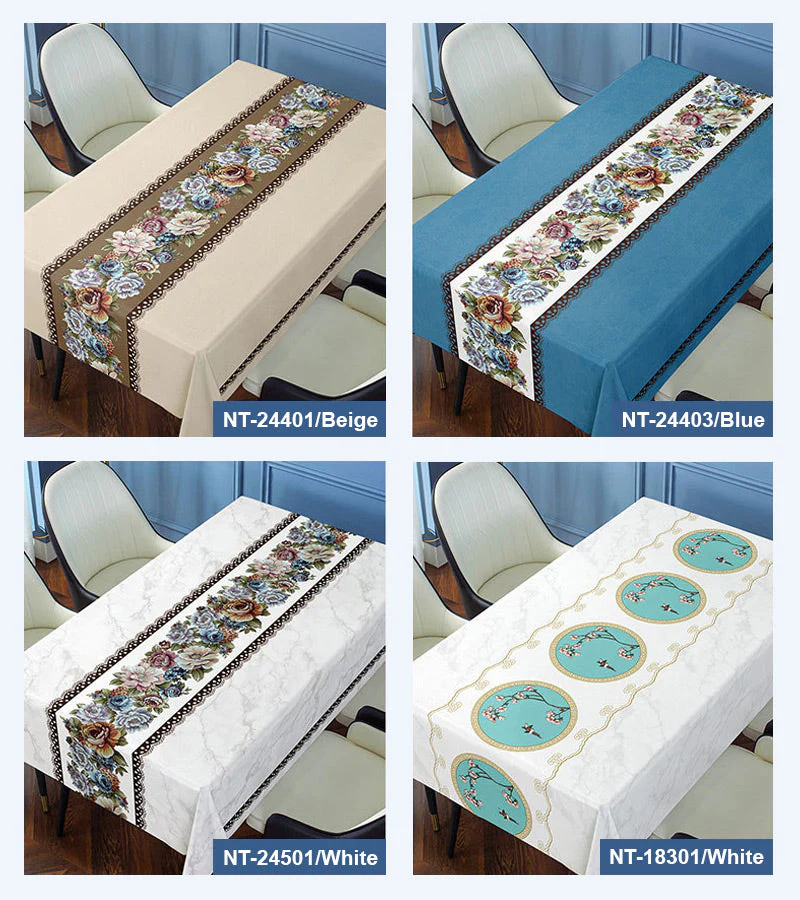 Waterproof and oil-proof embroidered tablecloth - Image 2