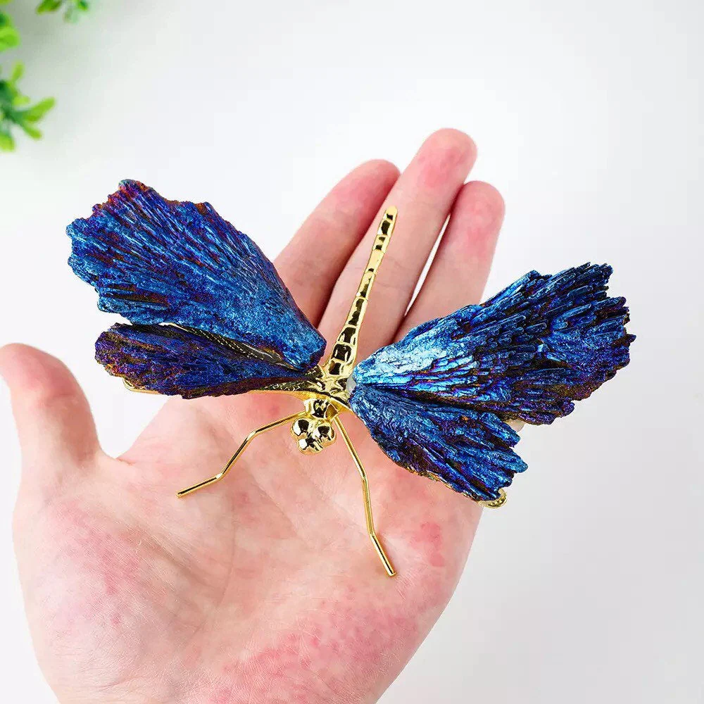 Aura Tourmaline Kyanite Dragonely - Image 12