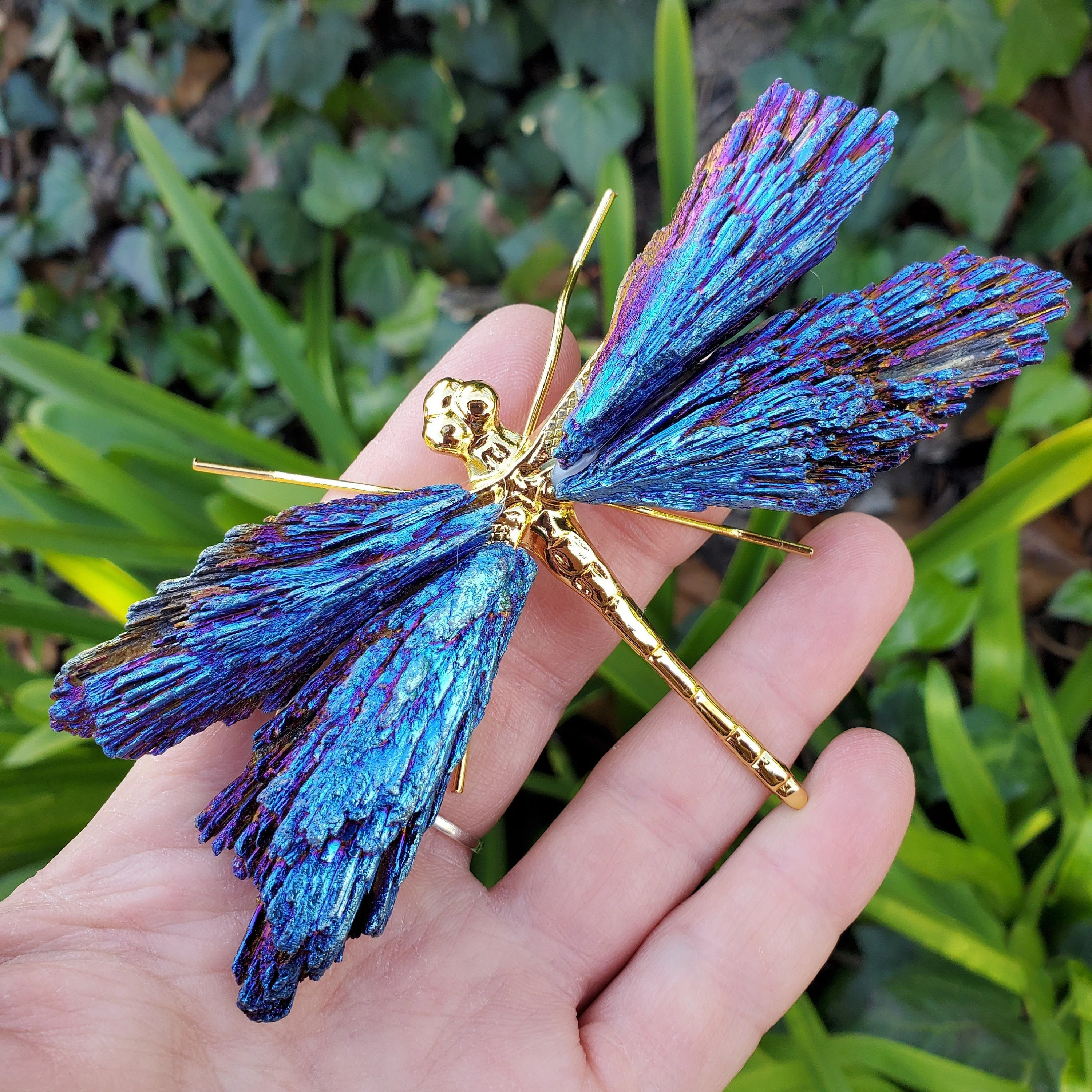 Aura Tourmaline Kyanite Dragonely - Image 2