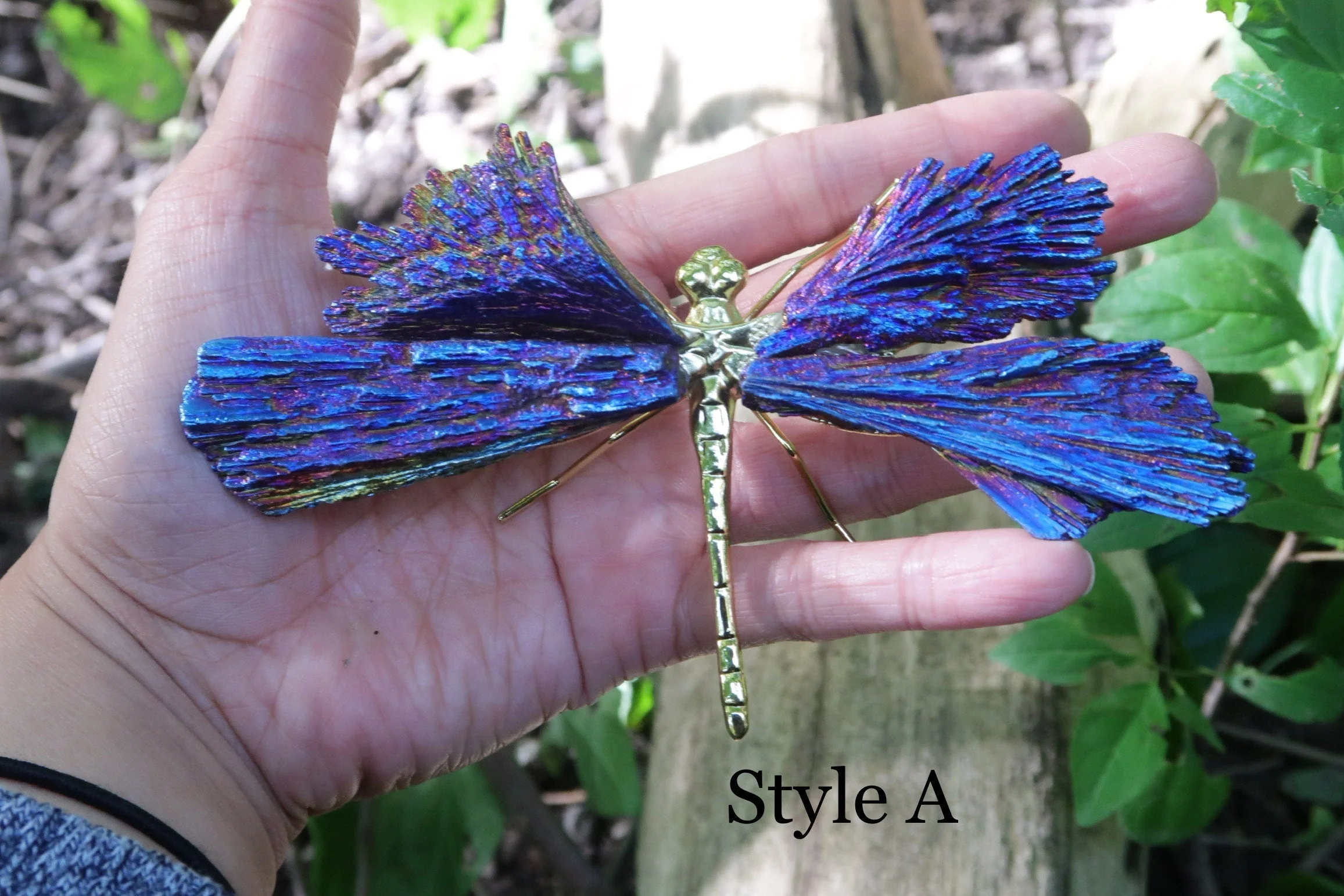 Aura Tourmaline Kyanite Dragonely - Image 6