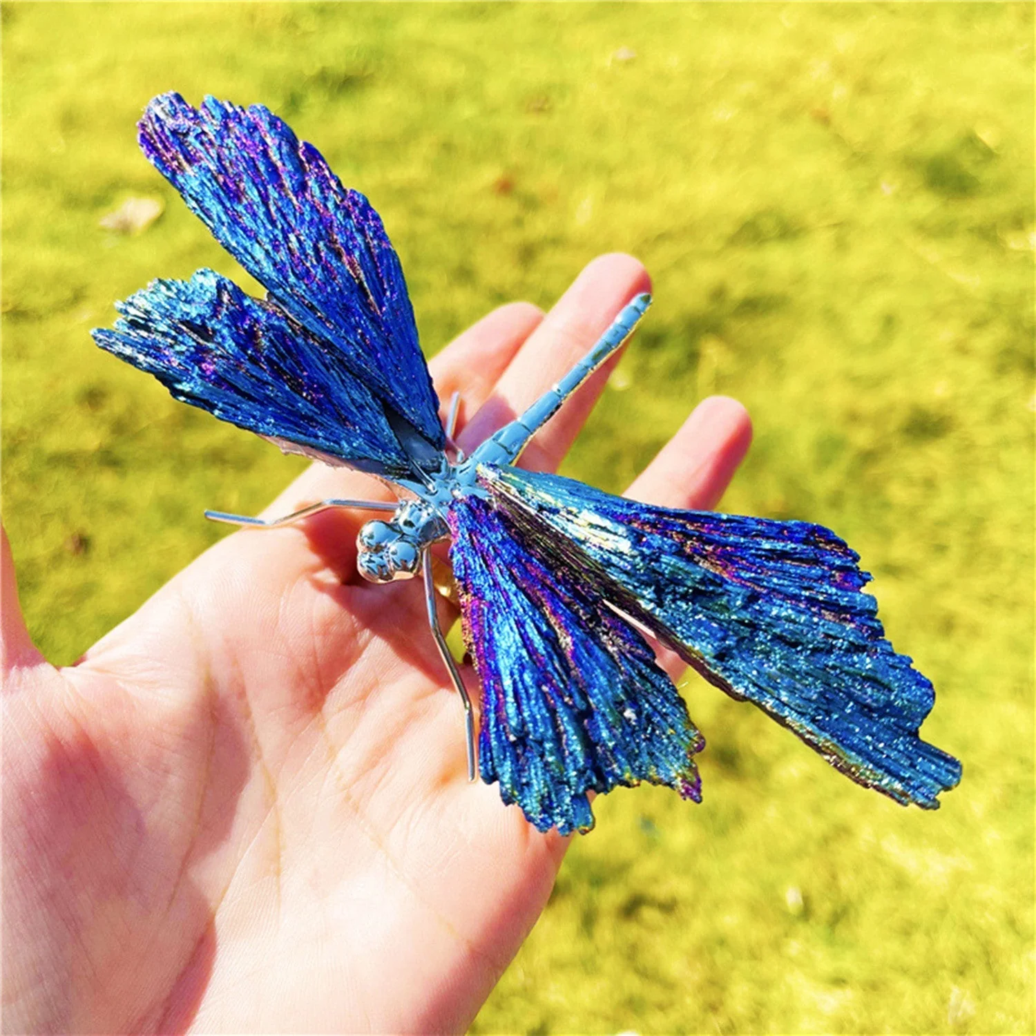 Aura Tourmaline Kyanite Dragonely - Image 7