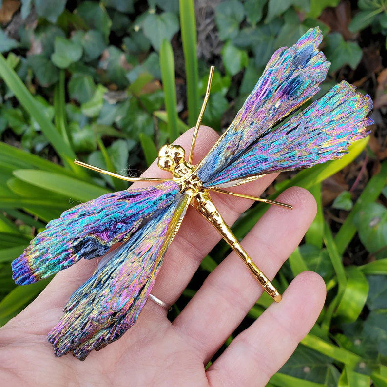 Aura Tourmaline Kyanite Dragonely - Image 8