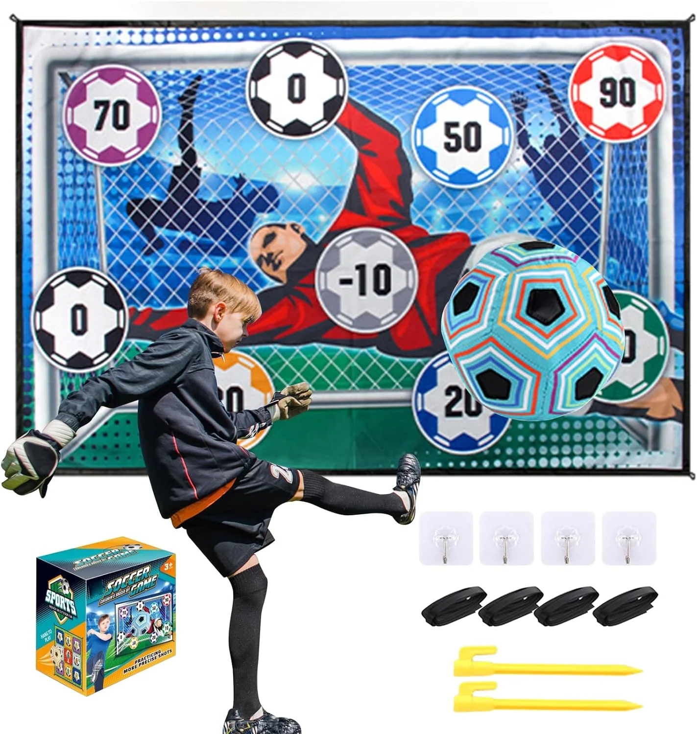 ⚽Soccer Ball Game Set – Complete with Goal & Pump, Outdoor Play & Skill Development ✨