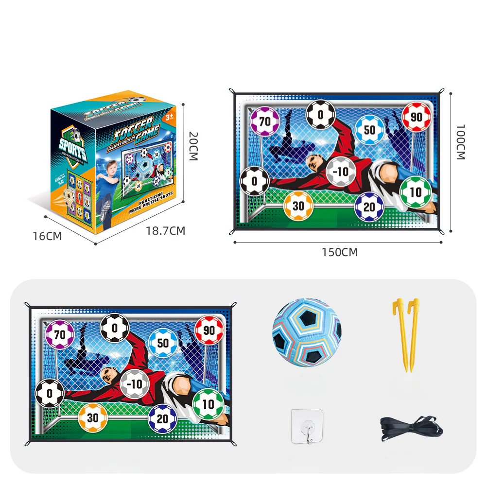 ⚽Soccer Ball Game Set – Complete with Goal & Pump, Outdoor Play & Skill Development ✨ - Image 10