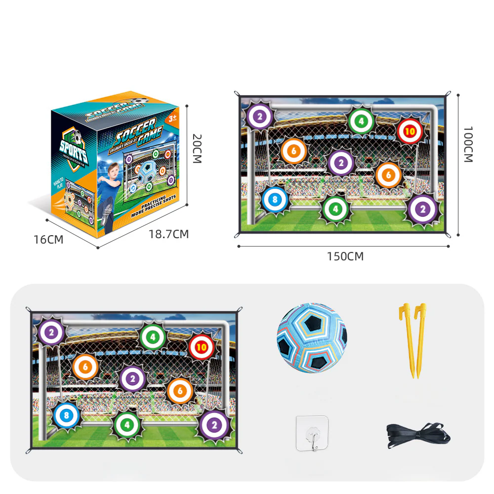 ⚽Soccer Ball Game Set – Complete with Goal & Pump, Outdoor Play & Skill Development ✨ - Image 11