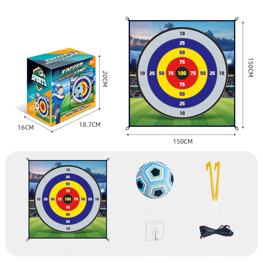 ⚽Soccer Ball Game Set – Complete with Goal & Pump, Outdoor Play & Skill Development ✨ - Image 13