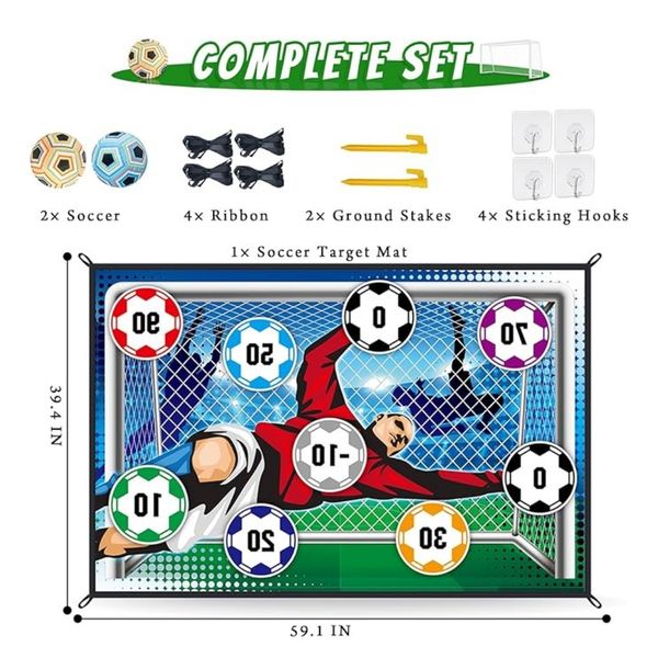 ⚽Soccer Ball Game Set – Complete with Goal & Pump, Outdoor Play & Skill Development ✨ - Image 8