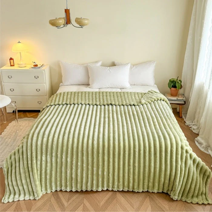 🛏️Thickened Rabbit Plush Velvet Cover Blanket🍂Wrap up in Ultimate Comfort - Image 14