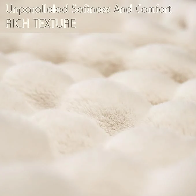 🛏️Thickened Rabbit Plush Velvet Cover Blanket🍂Wrap up in Ultimate Comfort - Image 5