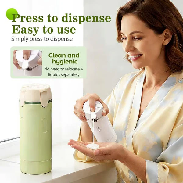 🏆2026 Travel Buddy - 40% Off!🧴 4-in-1 Travel Dispenser Bottles – Leak-Proof, Refillable & TSA Approved ✈️📦 - Image 2