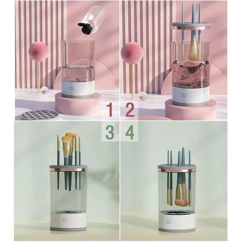 💕2026 sale 40% Off🎅Great Gift! Electric Makeup Brush Cleaner - Image 9