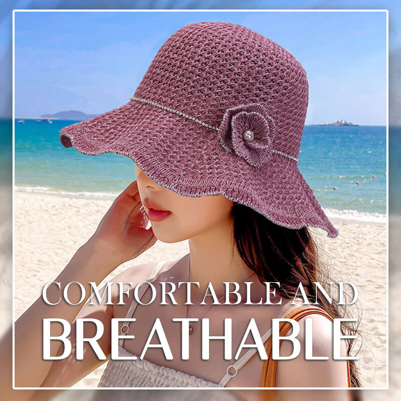 Knitted Flounces Bucket Hat - Image 4