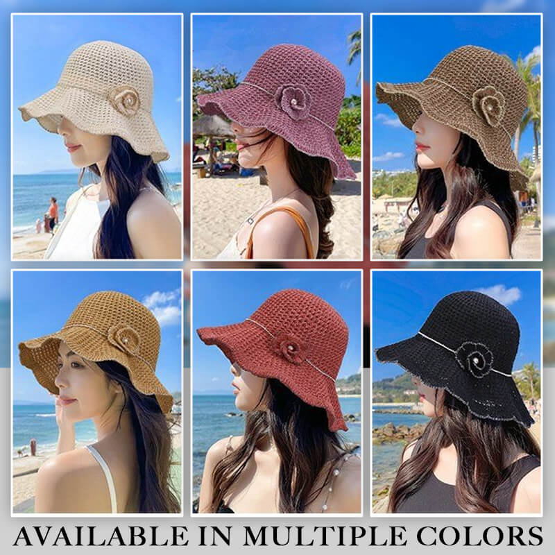 Knitted Flounces Bucket Hat - Image 6