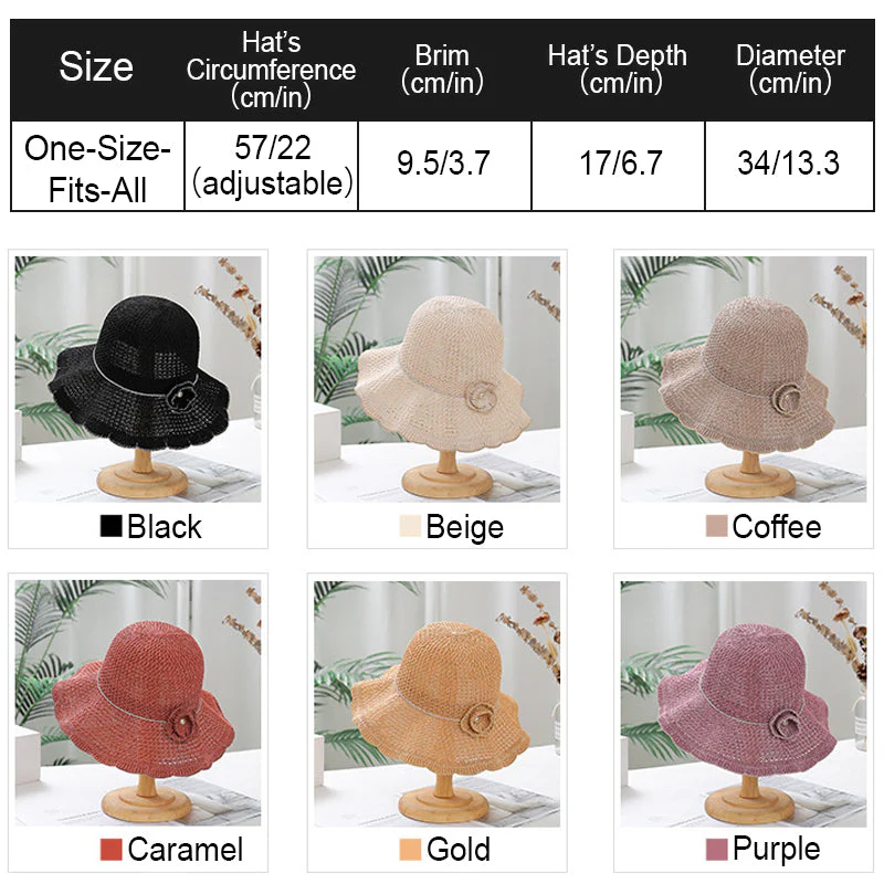 Knitted Flounces Bucket Hat - Image 8