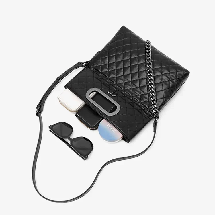 [Best Gift For Her] Square Buckle Versatile Chain Bag - Image 8