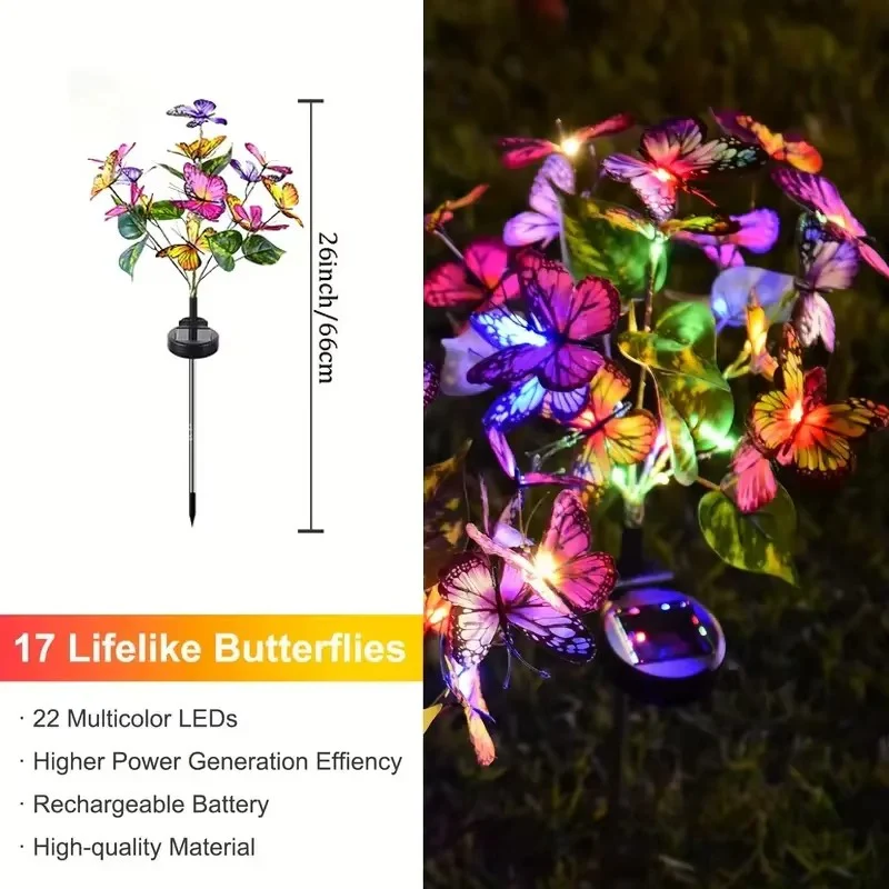 🔥2026 New Arrivals: 40% Off for a Limited Time!🔥🦋Hot Sale Offers-Solar Outdoor Butterfly Lights💐 - Image 5