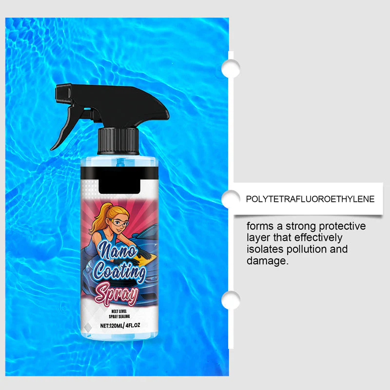 🚗40% off!✨ High-Gloss Polishing Spray—Long-lasting UV protection/water-repellent, compatible with paintwork, rims, and glass. - Image 5