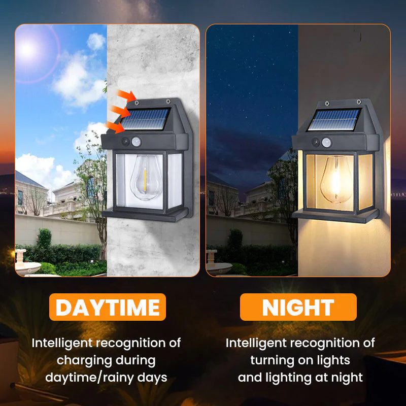 🎁SOLAR WALL LIGHT💡Motion Sensor & Weatherproof, Automatic Dusk to Dawn Operation, Easy Installation for Garden and Pathway 🌟🛒 - Image 3