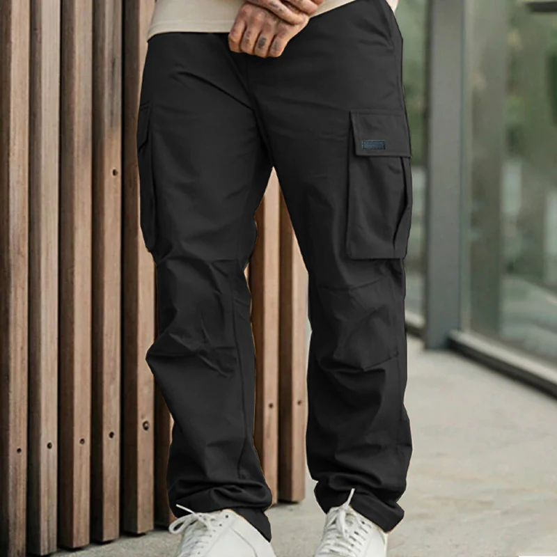👖💼40% off!⚡ Classic Multi-Pocket Cargo Pants for Men – Relaxed Fit, Durable & Breathable, Sizes 2XL–4XL! 🌿🖤 - Image 3