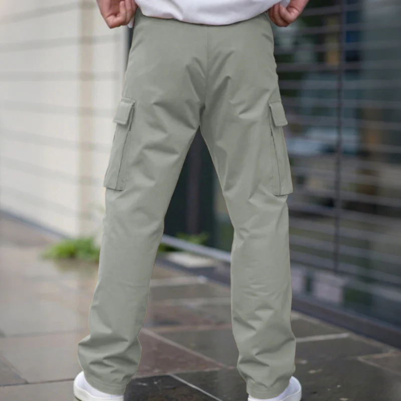 👖💼40% off!⚡ Classic Multi-Pocket Cargo Pants for Men – Relaxed Fit, Durable & Breathable, Sizes 2XL–4XL! 🌿🖤 - Image 7
