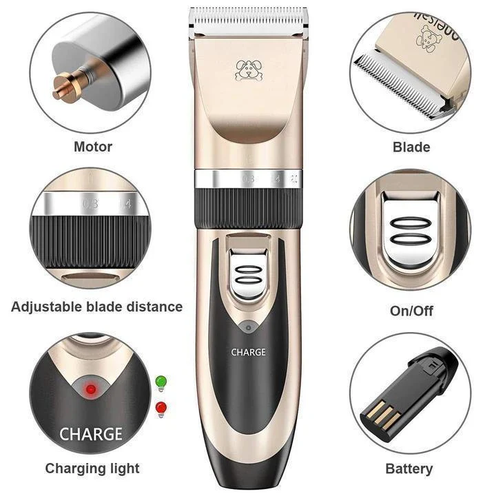 Low Noise Horse Cordless Clipper Kit(Buy 1 Get 9 Accessories Free) - Image 5