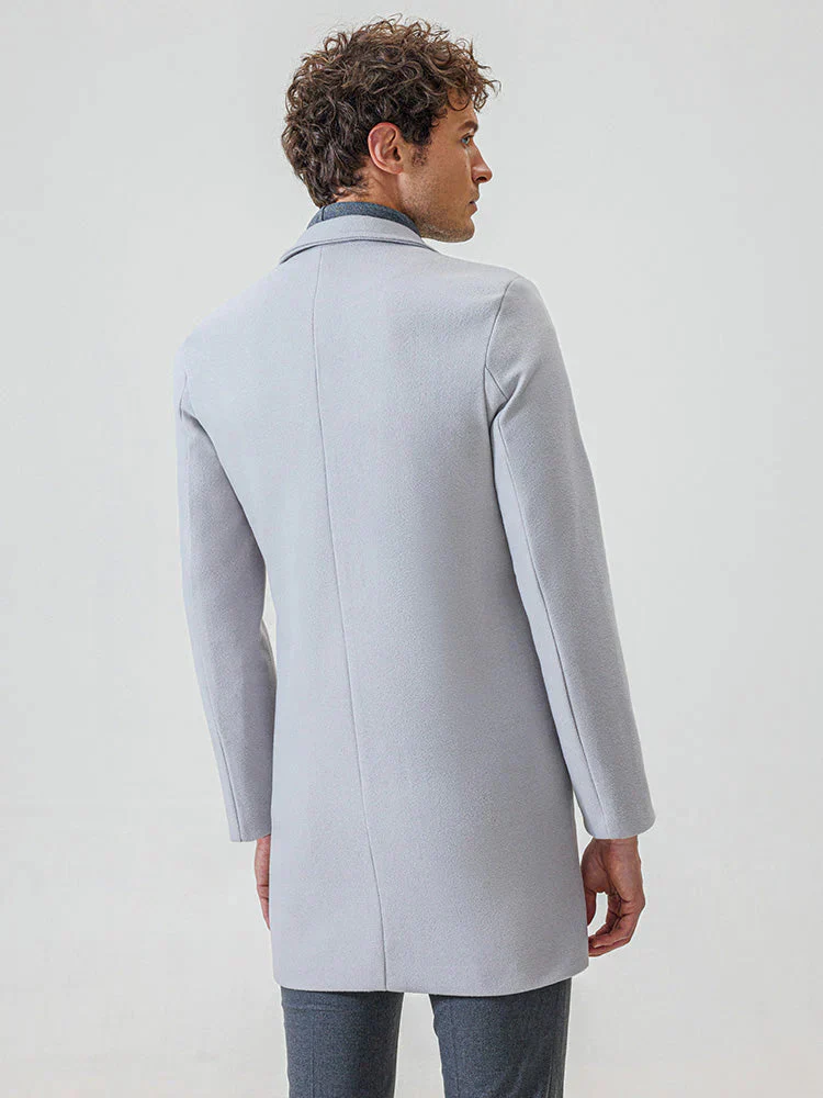 👔 Men's Classic Single Row Buckle Solid Color Jacket - Timeless Daily Essential - Image 3