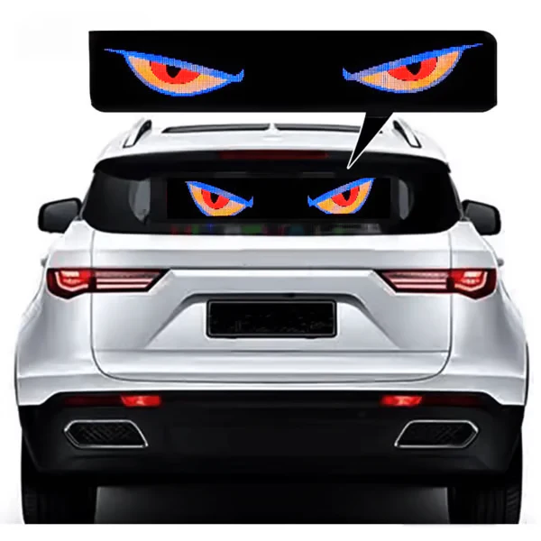 🔥Hot Sale 40% OFF🎁Colorful Eye Lamp Soft Screen for Car Windows - Image 2