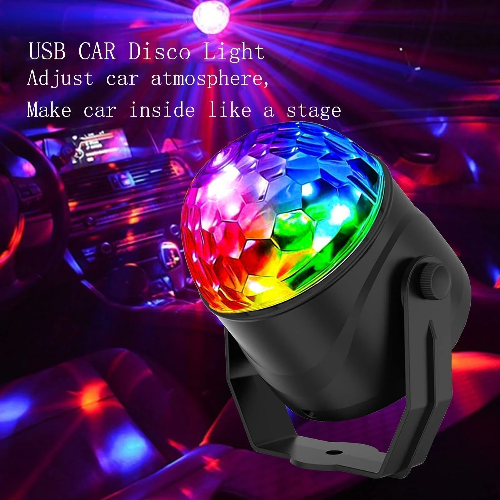 🎄 FESTIVE FEAST DEAL! 50% OFF 🔥Colorful Rotating Magic Disco Ball Light - Image 2