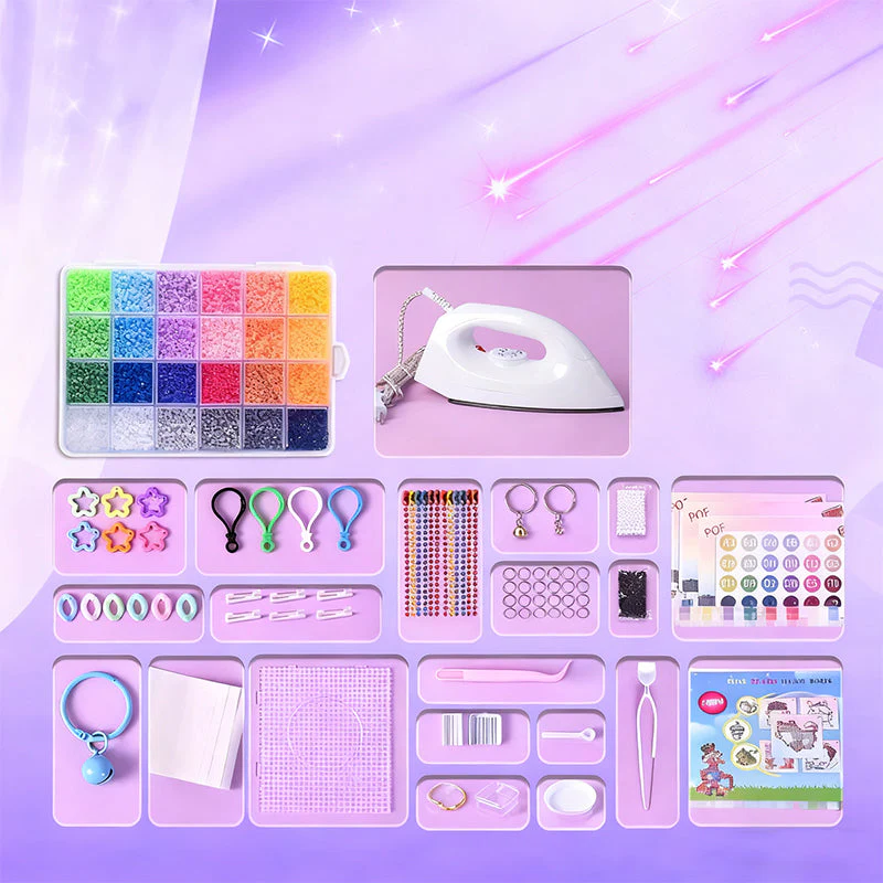 🎨Christmas Gift 40% OFF! 🎁 COMPLETE CRAFT KIT - 96 Colors with Storage Case, Perfect for Kids' Art Projects and Creative Development, Ideal Christmas Gift 👧✂️ - Image 10