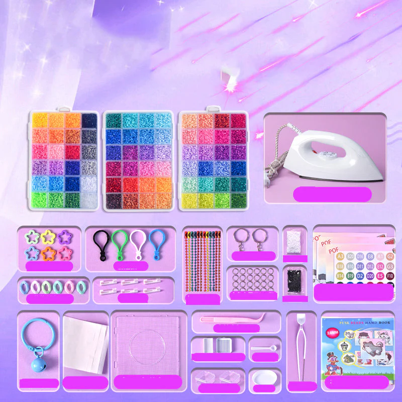 🎨Christmas Gift 40% OFF! 🎁 COMPLETE CRAFT KIT - 96 Colors with Storage Case, Perfect for Kids' Art Projects and Creative Development, Ideal Christmas Gift 👧✂️ - Image 12