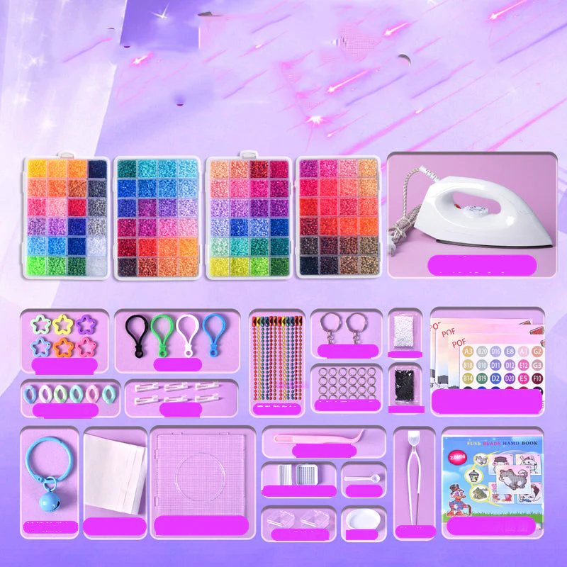 🎨Christmas Gift 40% OFF! 🎁 COMPLETE CRAFT KIT - 96 Colors with Storage Case, Perfect for Kids' Art Projects and Creative Development, Ideal Christmas Gift 👧✂️ - Image 13