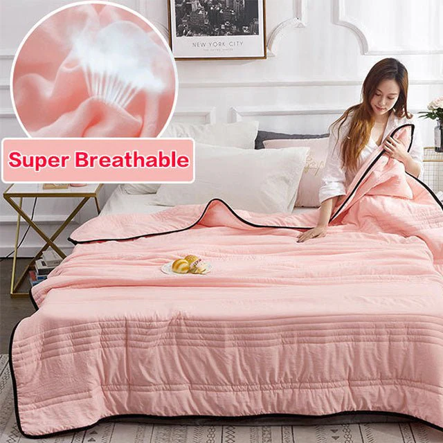 Cool Ice Silky Summer Air Blanket Queen King Size - Image 11