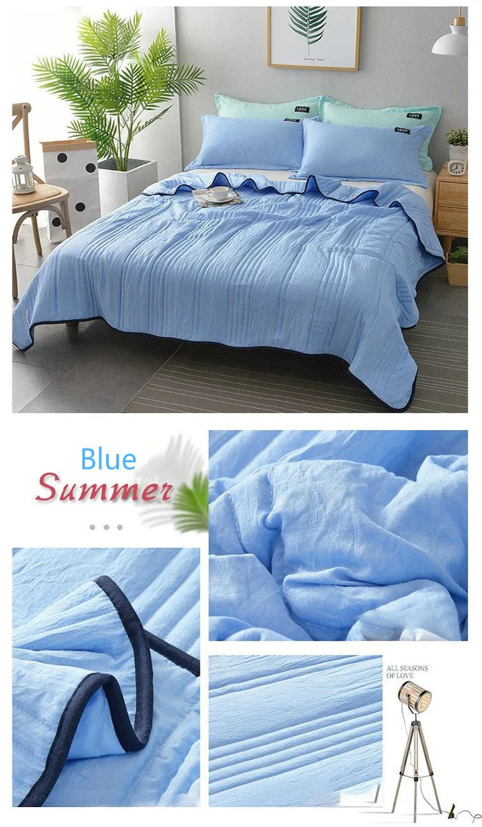 Cool Ice Silky Summer Air Blanket Queen King Size - Image 15